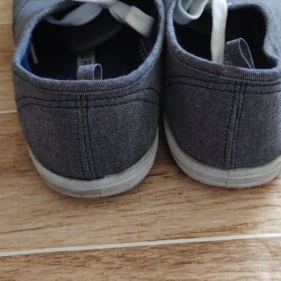 URBAN MAN blue canva lace sneakers canvas shoes size 8 - Picture 5 of 8